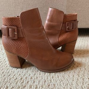 Women’s brown booties